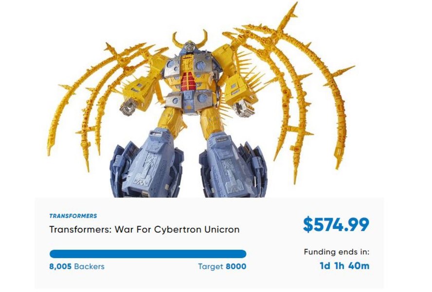 UNICRON LIVES   Haslab Unicron Campaign Surpasses 8,000 Backers (1 of 1)